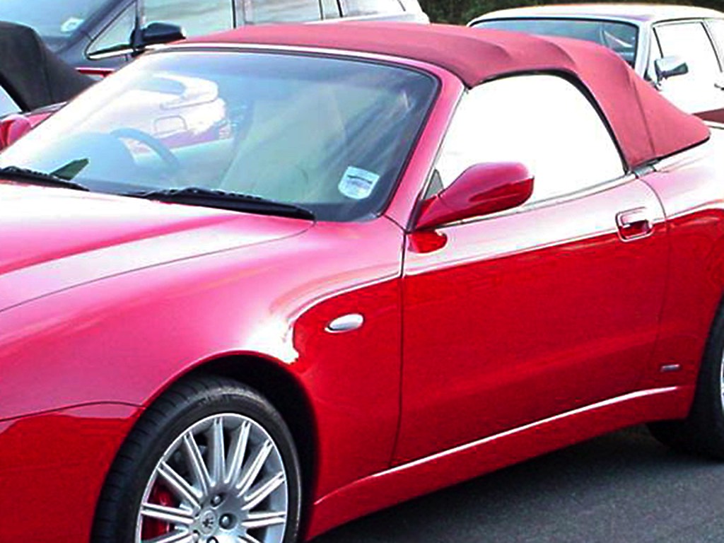 2-Maserati spyder hood work