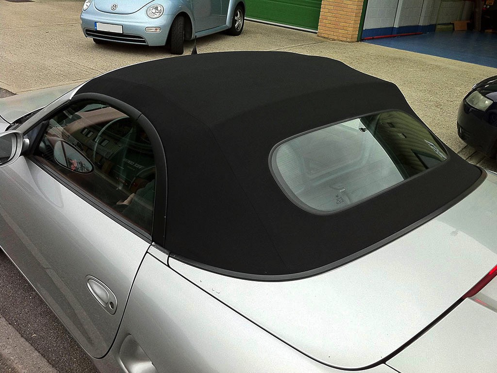 K Baggs Trimming Porsche Boxster Latest Glass Upgrade Hood Slideshow