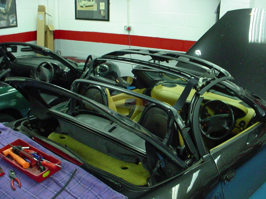 02-Porsche Boxster - Rear window replacement