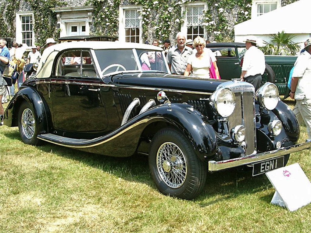 - Daimler Fixed Head Coupé on show